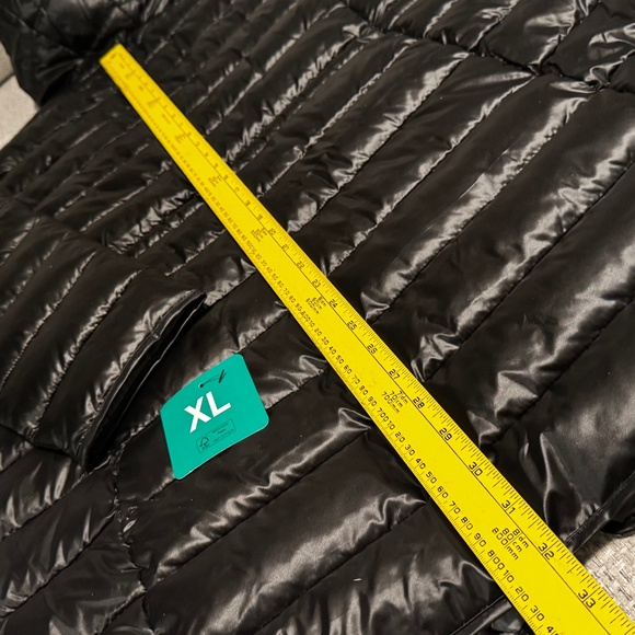 KENNETH COLE BLACK WOMENS HOODED QUILTED LINED  PUFFER JACKET SIZES S  L XL XXL - Picture 5 of 16